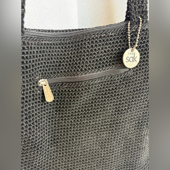 The Sak Black Crochet shoulder bag with Hang Tag‎ EUC - Picture 4 of 9